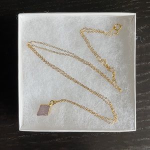 Mini Druzy Necklace